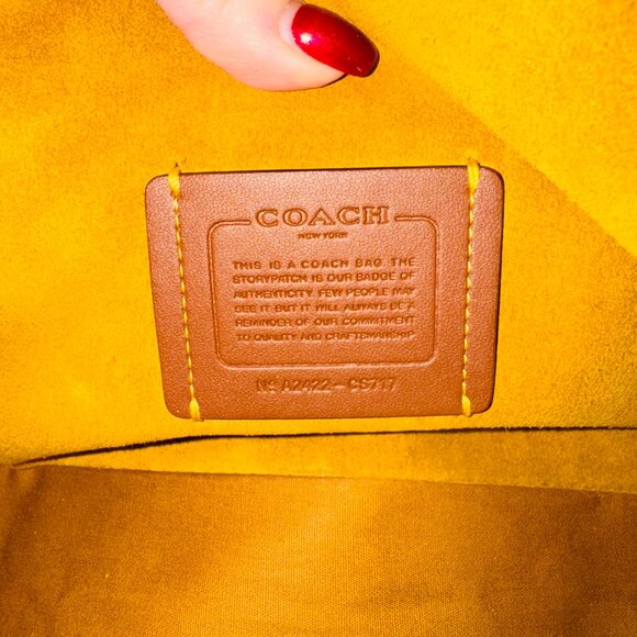 Coach Soft Tabby Shoulder Bag in Canvas, EUC - Picture 9 of 14